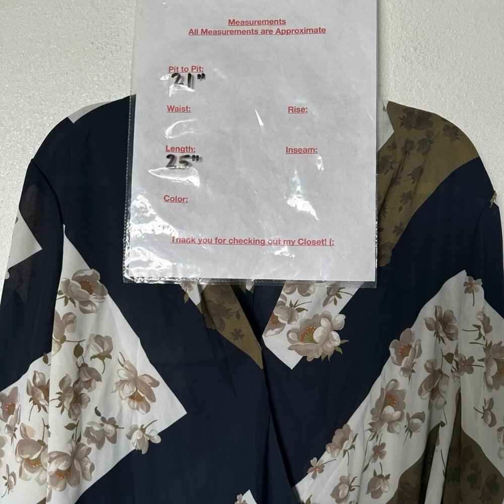 Ted Baker Floral Pheadra Pearl Printed Wrap Blouse